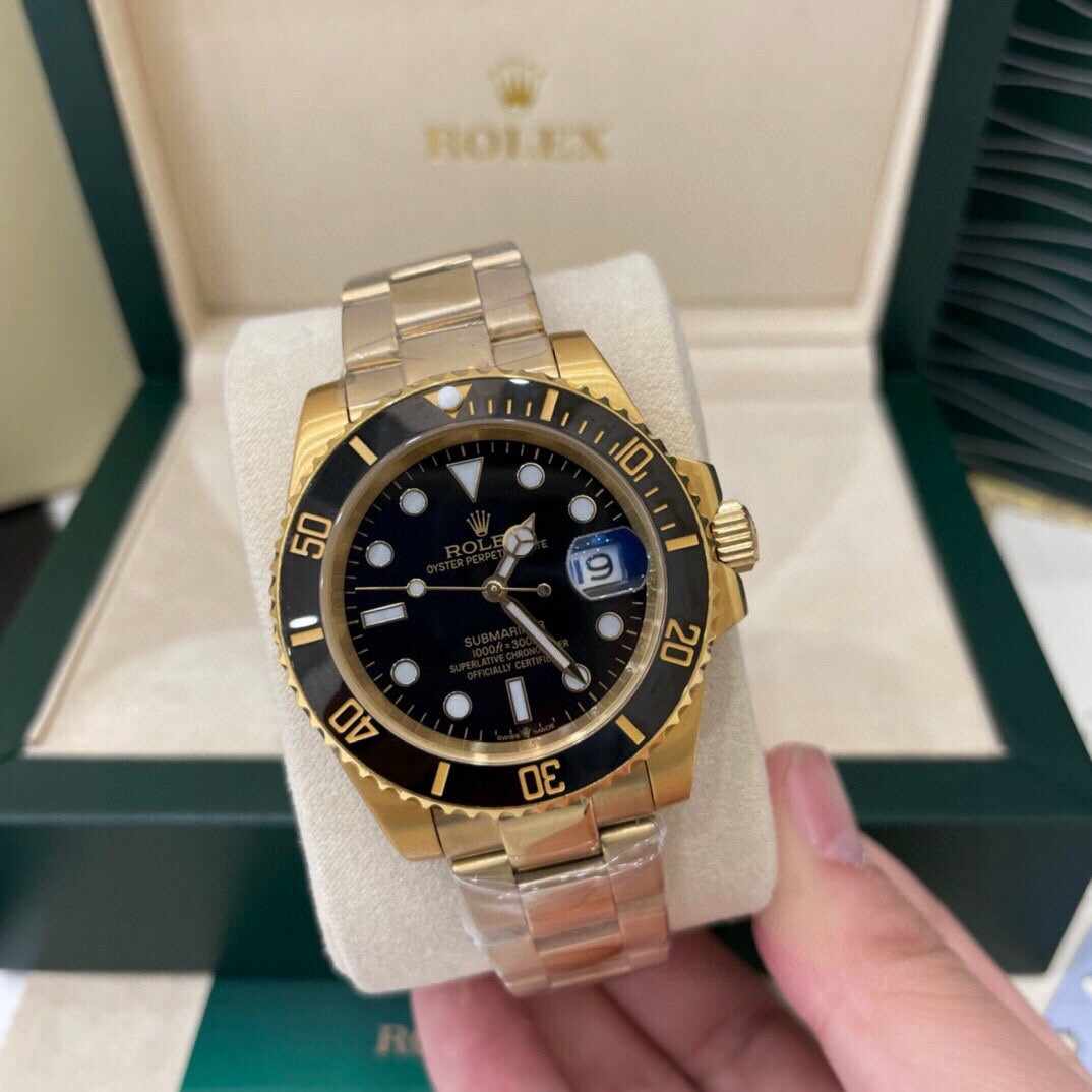 ROLEX GOLD BLACK