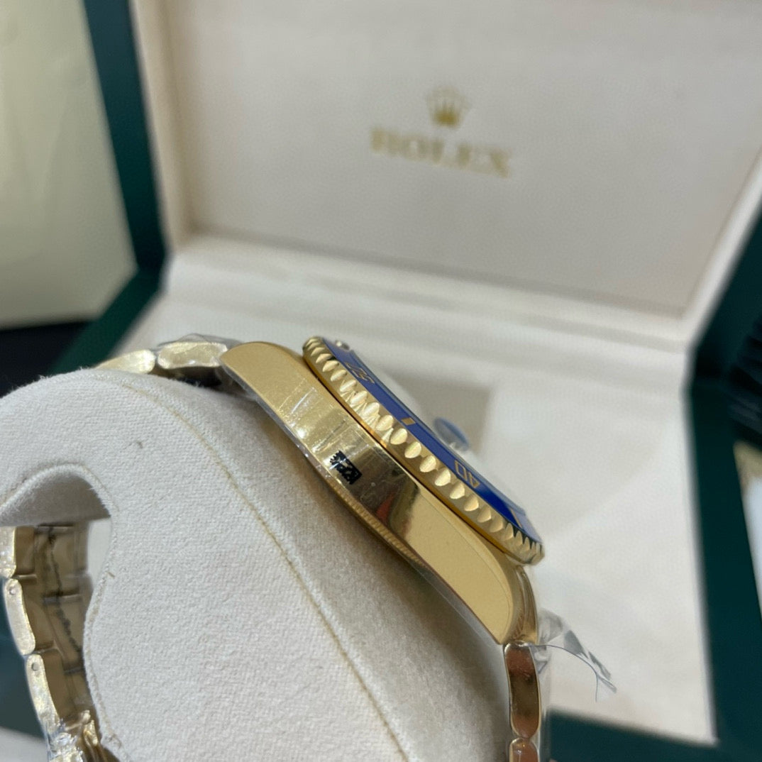 ROLEX SUBMARINER GOLD/BLUE