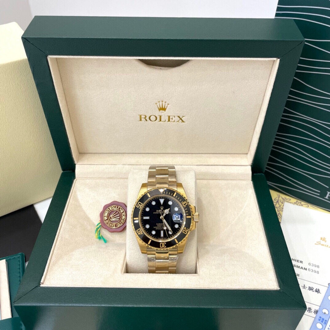 ROLEX GOLD BLACK