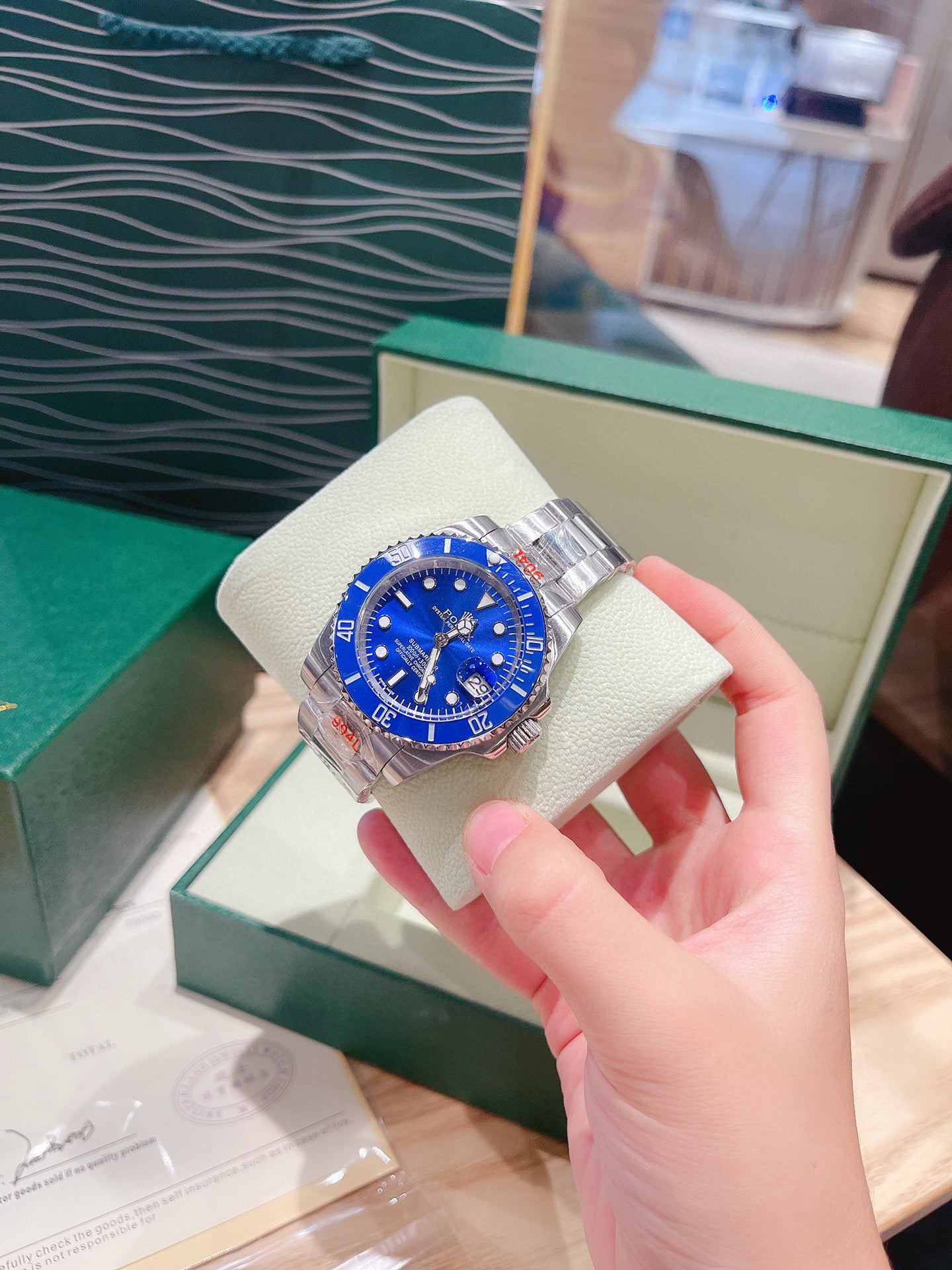 ROLEX SUBMARINER BLUE