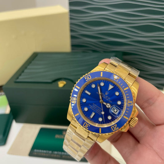 ROLEX SUBMARINER GOLD/BLUE