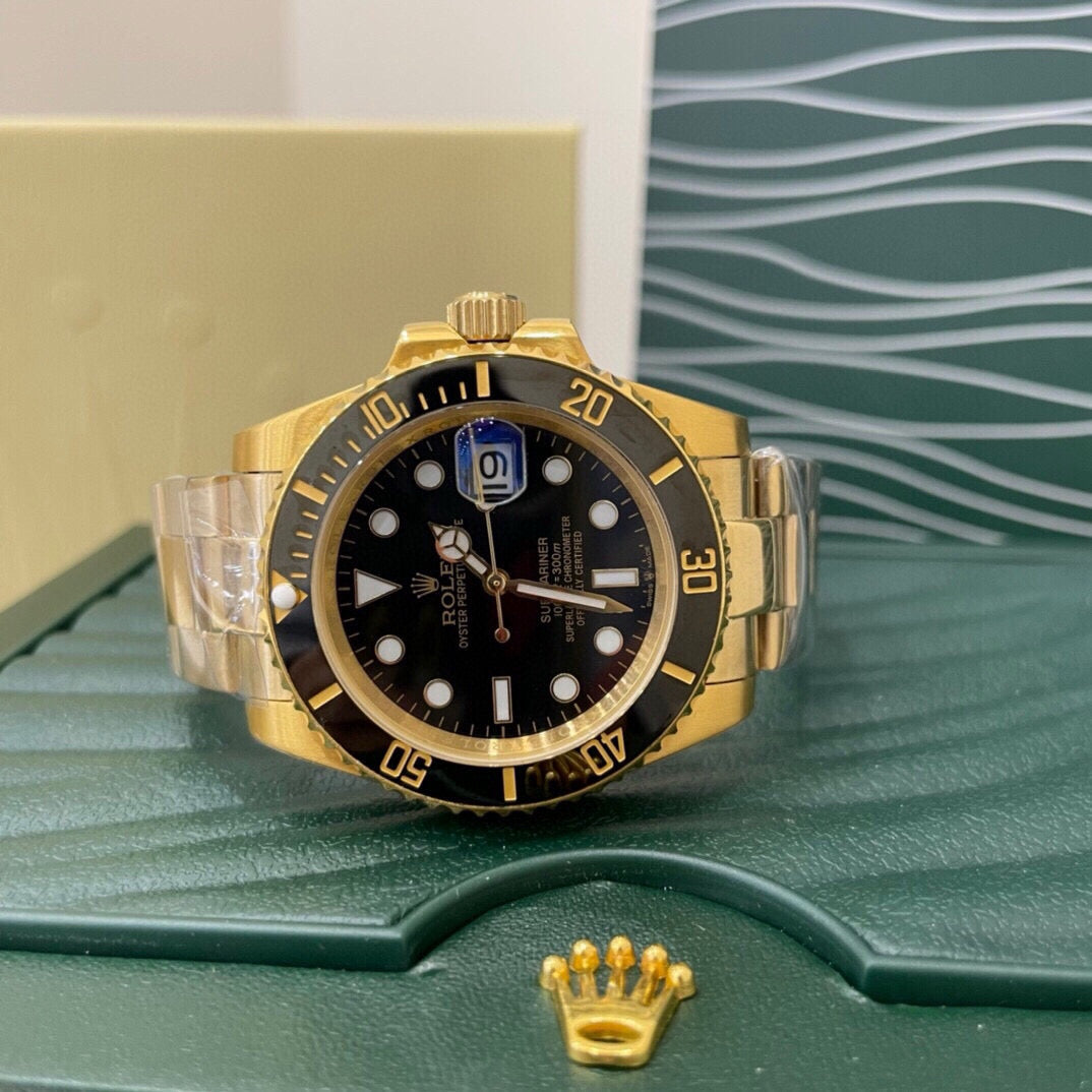 ROLEX GOLD BLACK