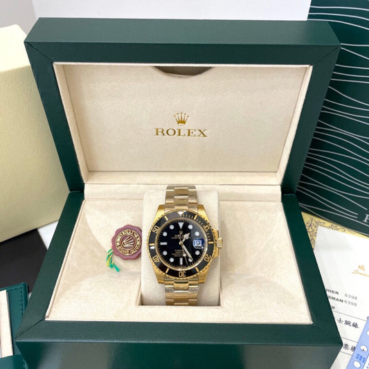 ROLEX GOLD BLACK