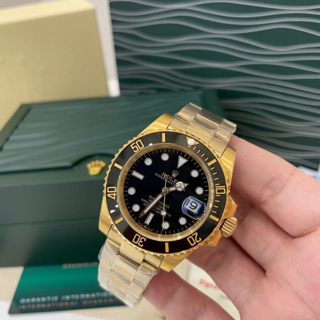 ROLEX GOLD BLACK